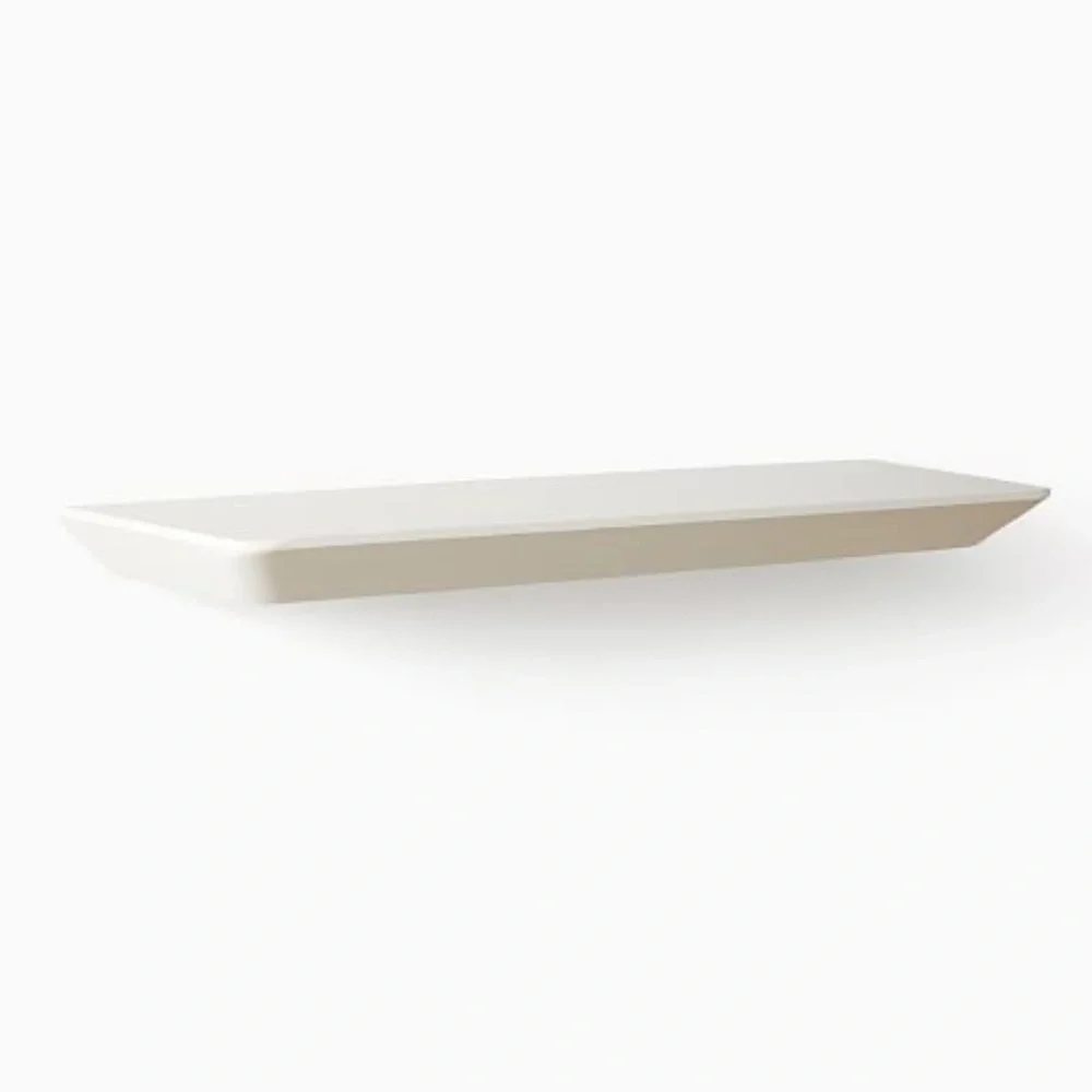 West Elm: 1ft Slim Floating Shelf New In Box - White Ash